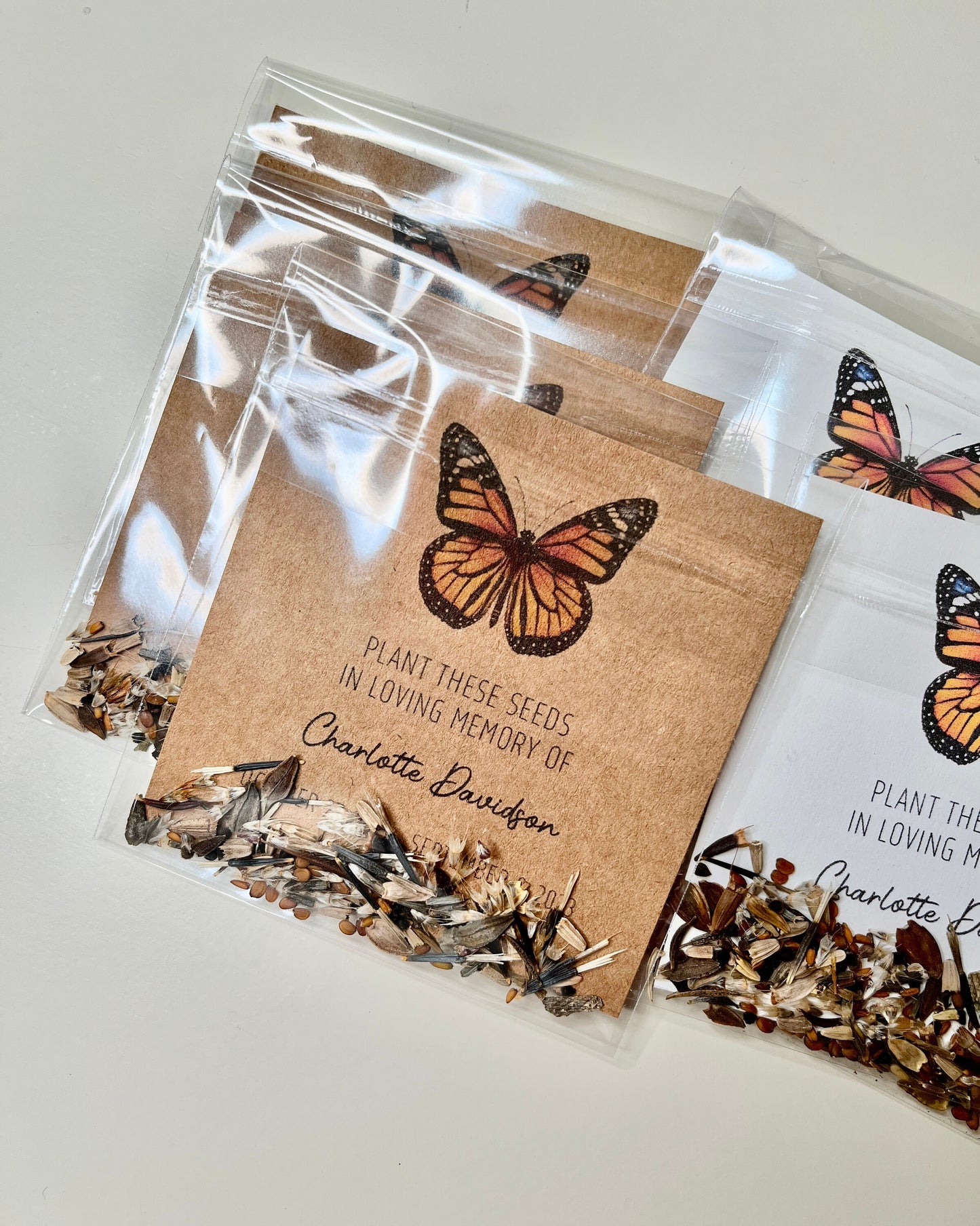 Memorial Card with Wildflower Seeds - Remember and Grow