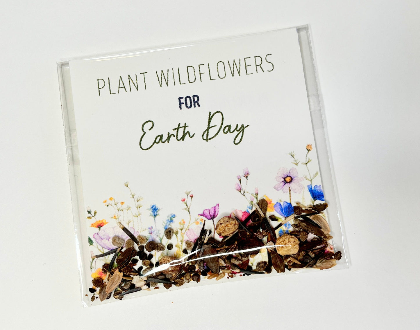 Wildflower Earth Day Seed Packet - Flower Seeds for Gifts