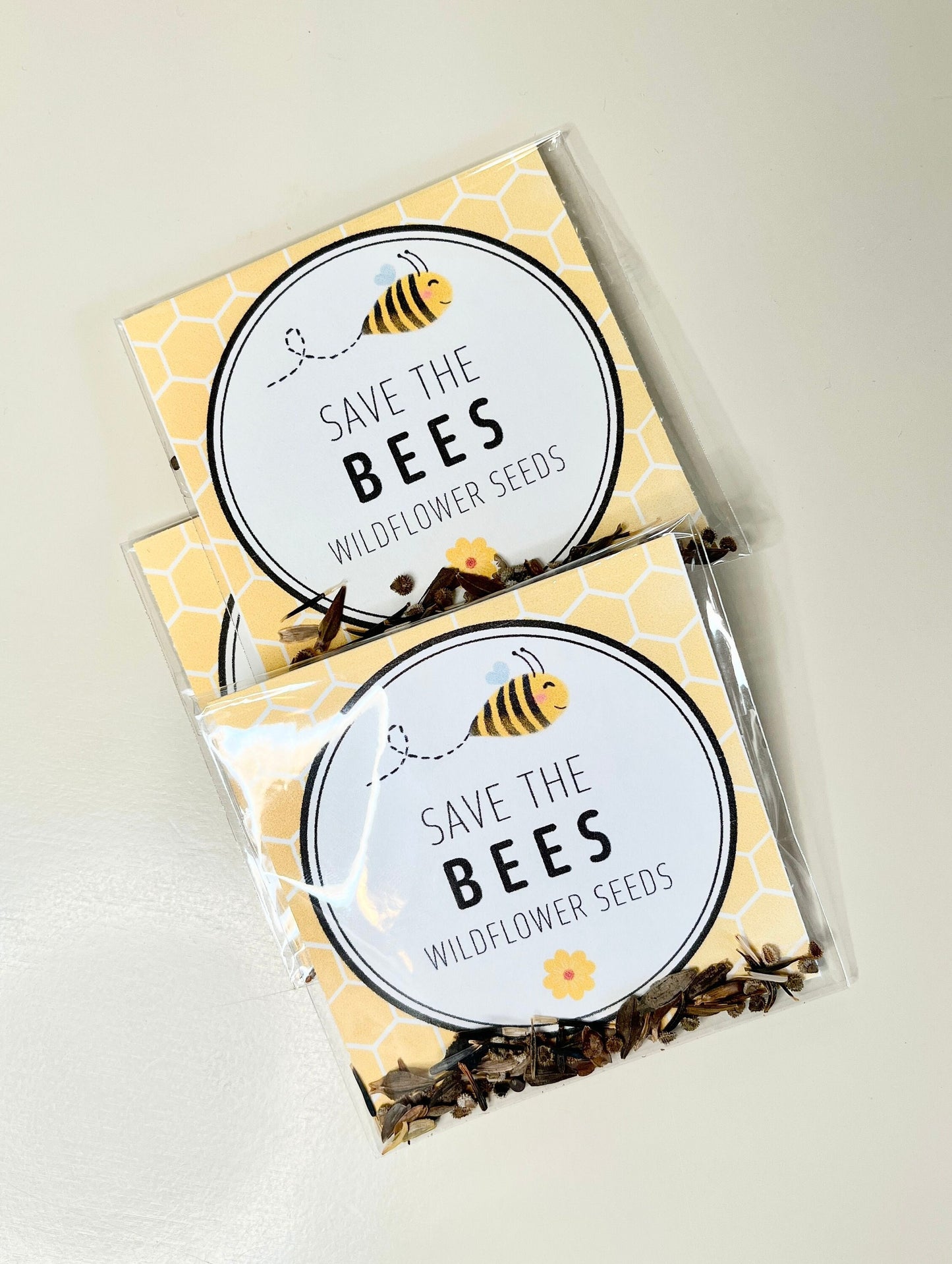 Bee-Friendly Wildflower Seed Envelope - Sow Beauty, Support Bees