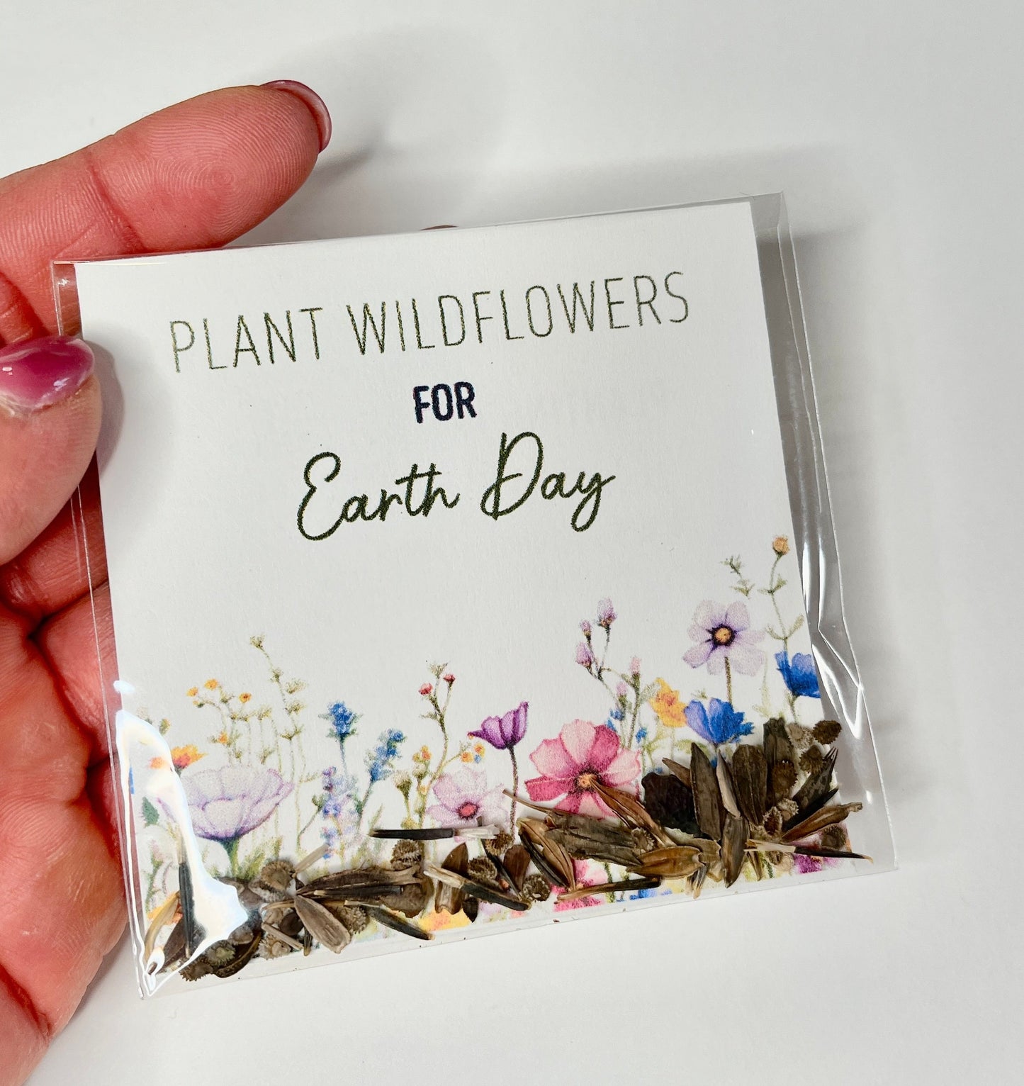 Wildflower Earth Day Seed Packet - Flower Seeds for Gifts